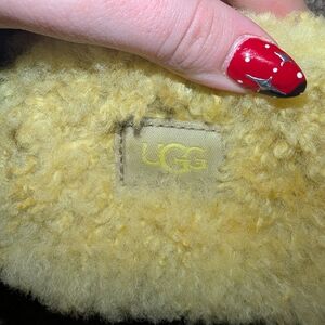 UGG Yellow Shearling Lined Slip-On